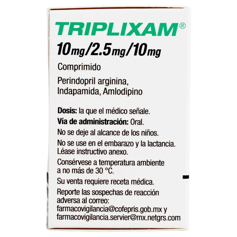 Triplixam 10 Mg/ 2.5 Mg/10 Mg Con 30 Comprimidos - Image 7
