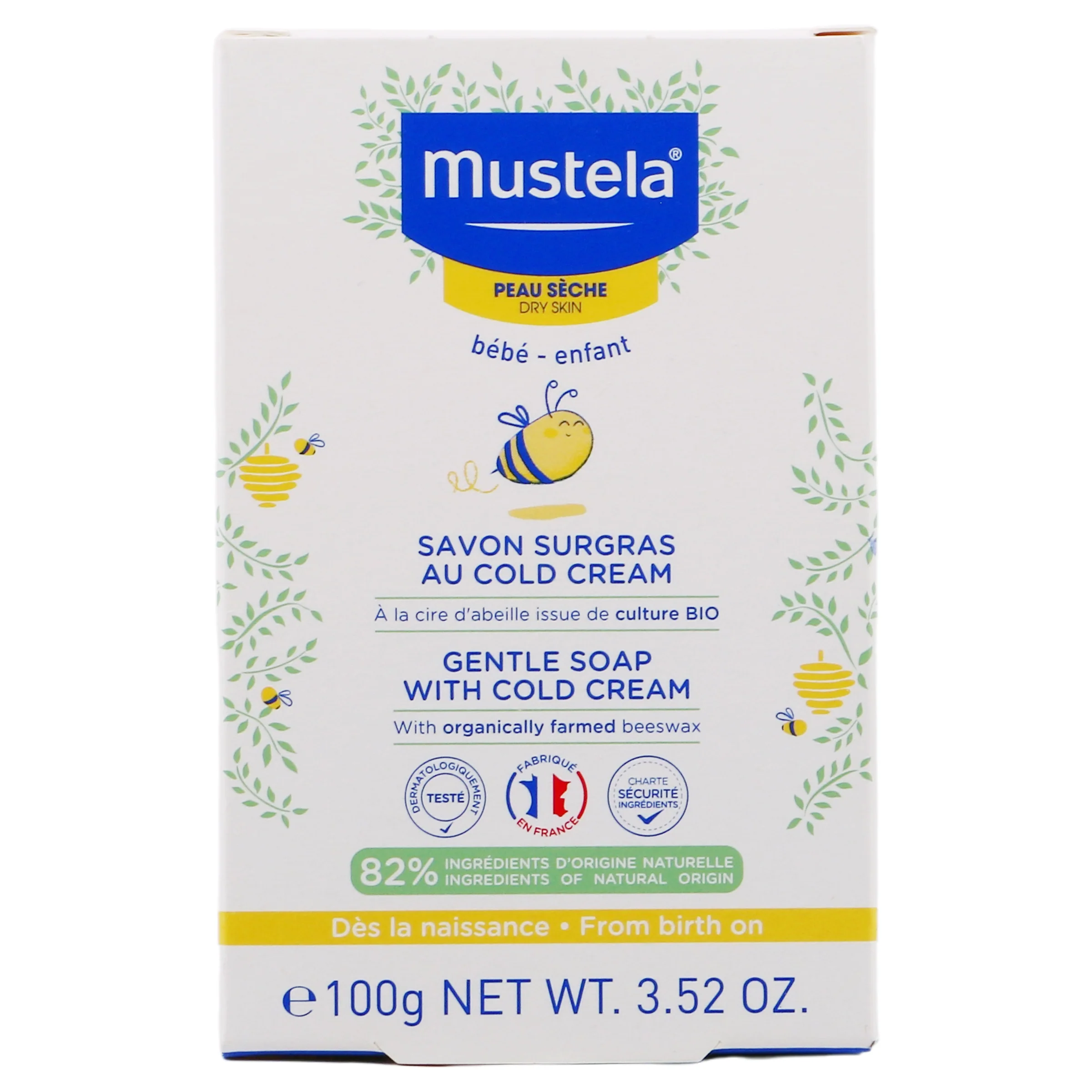 Jabon Mustela Nutri-Prot Seca 100 G