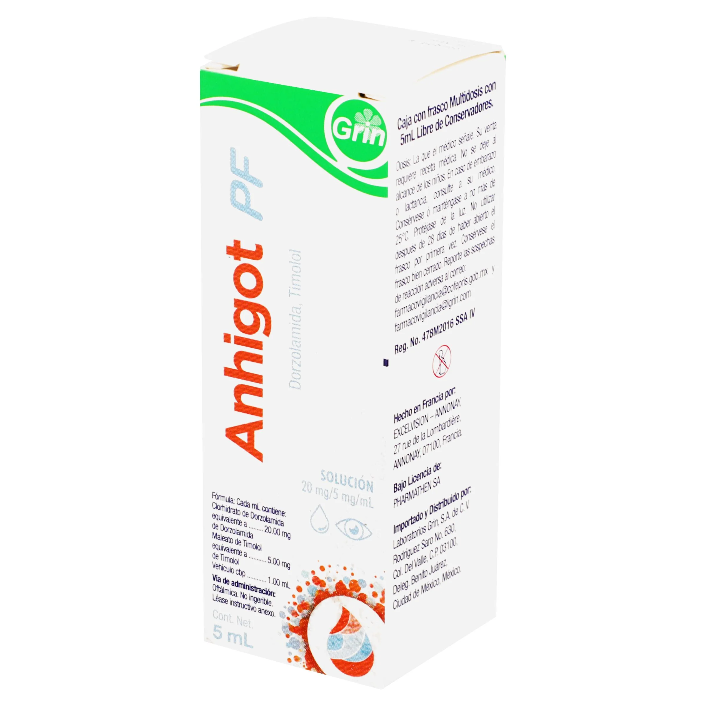 Anhigot Pf Solucion Oftalmica Frasco Gotero De 5 Ml - Image 3