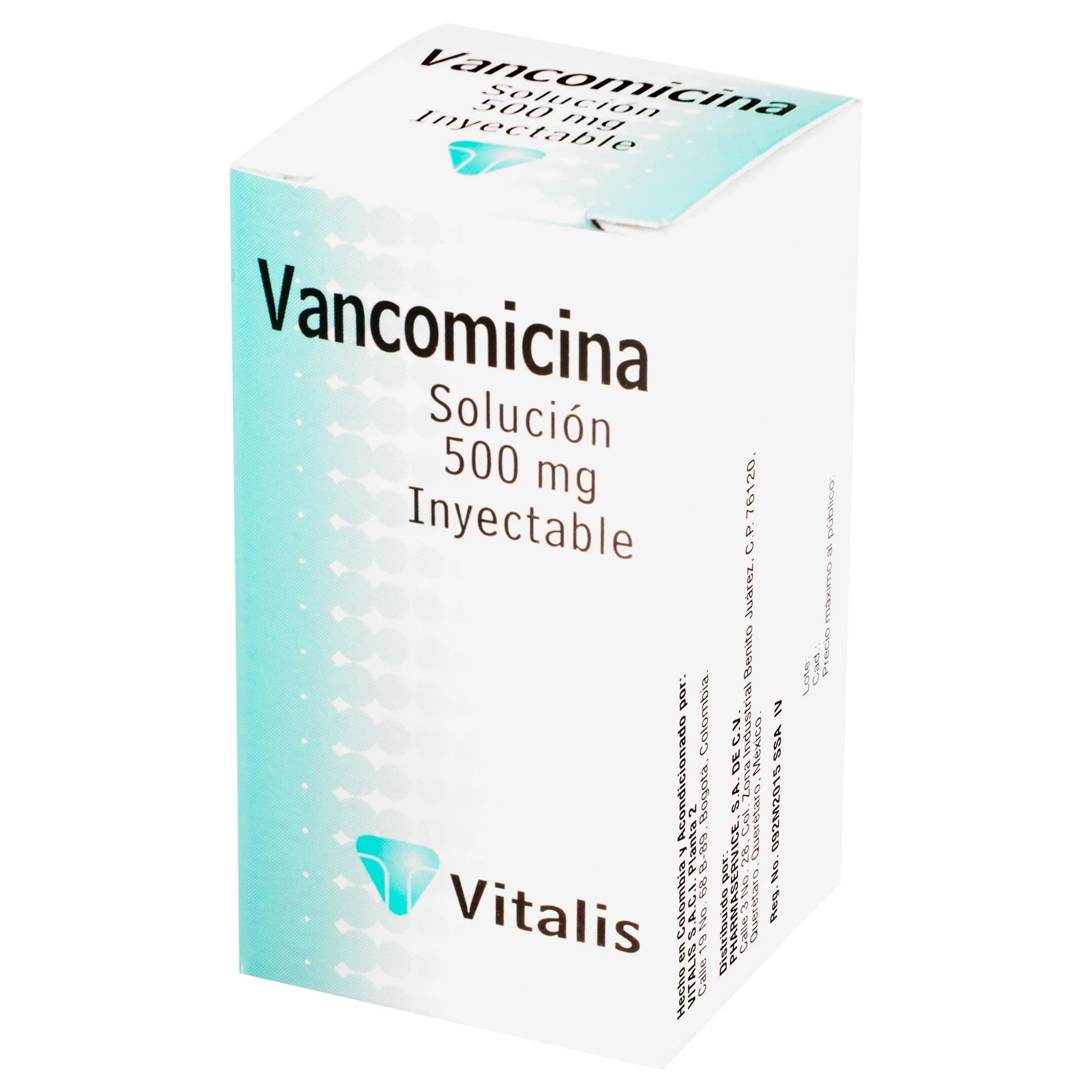 Vancomicina 500 Mg Frasco Ampolletas Vitalis - Image 3
