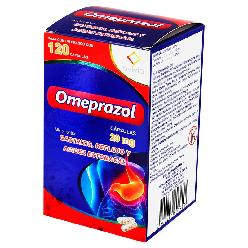 Omeprazol 20 Mg Con 120 Capsulas Avivia - Image 4