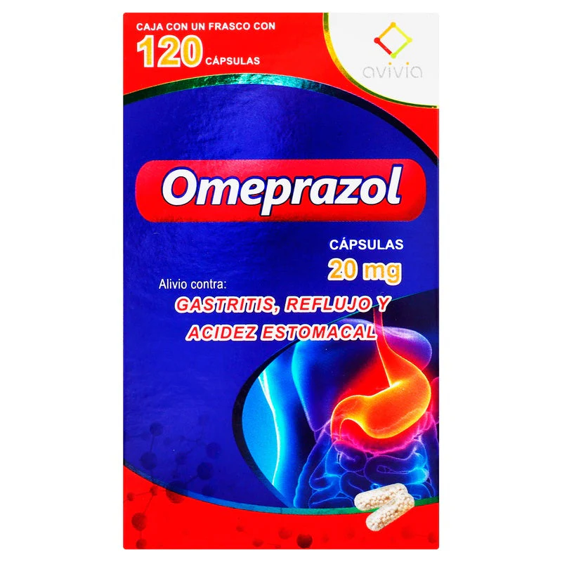Omeprazol 20 Mg Con 120 Capsulas Avivia - Image 6