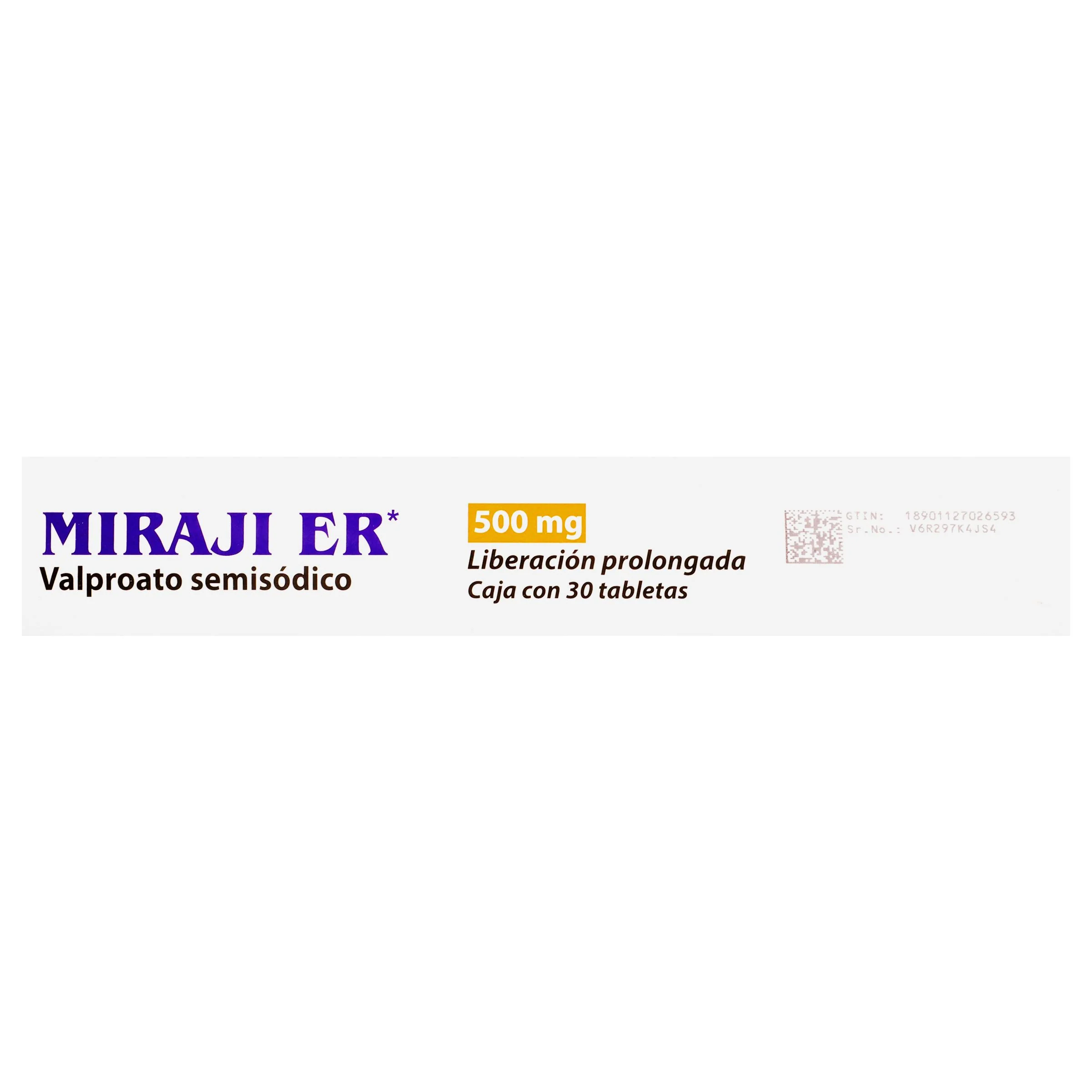 Miraji Er 500 Mg Liberacion Prolongada Con 30 Tabletas - Image 5