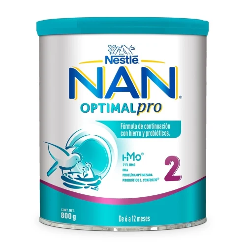 Nan 2 Optipro 6 A12 Meses 800 G