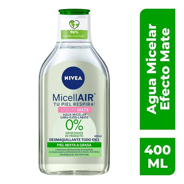 Agua Micelar Nivea Efecto Mate 02 400 Ml - Image 2