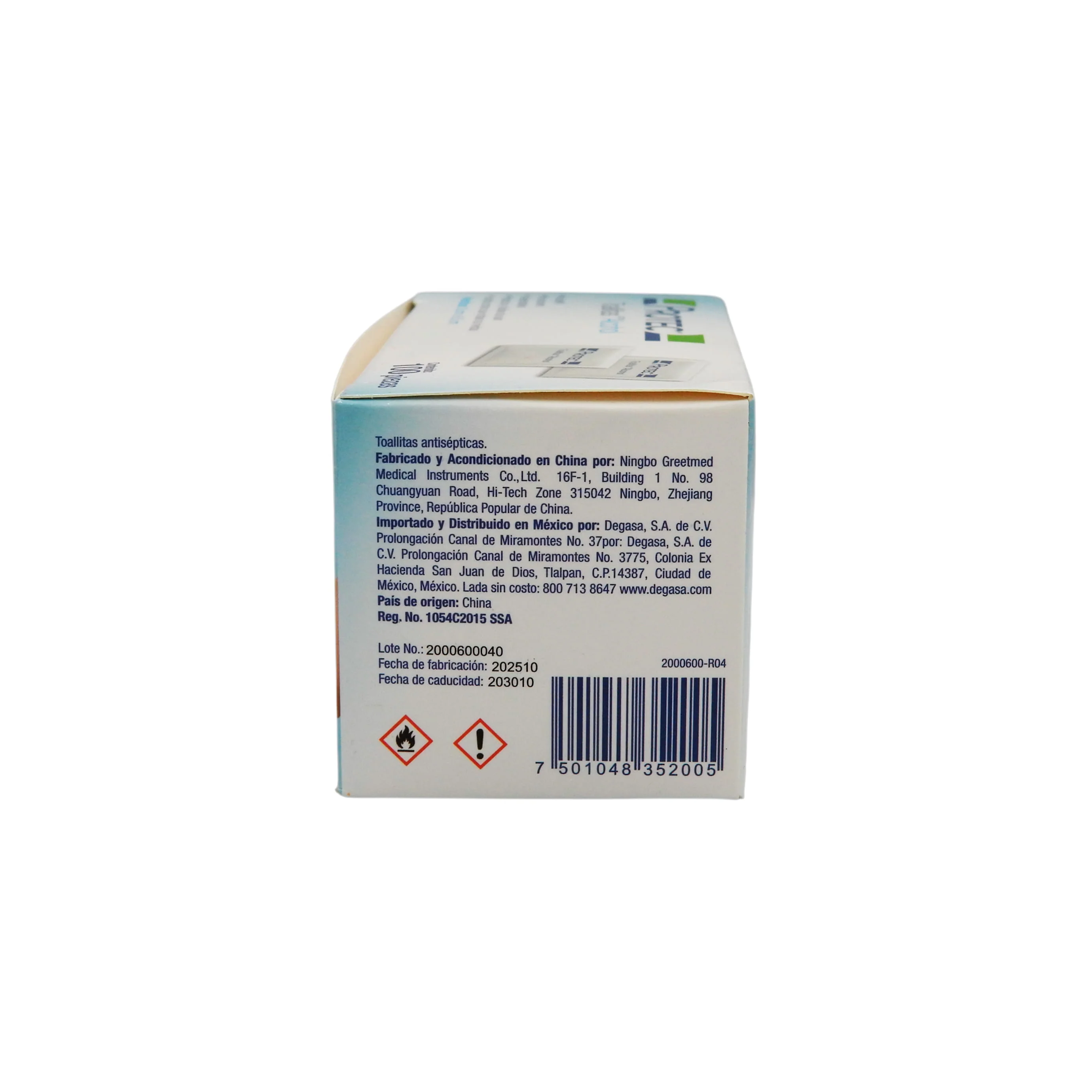 Toallitas Con Alcohol Protec Con 100 Pzas - Image 3