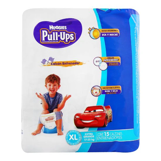 Calzon Pull-Ups Xg Niño C/15 Piezas