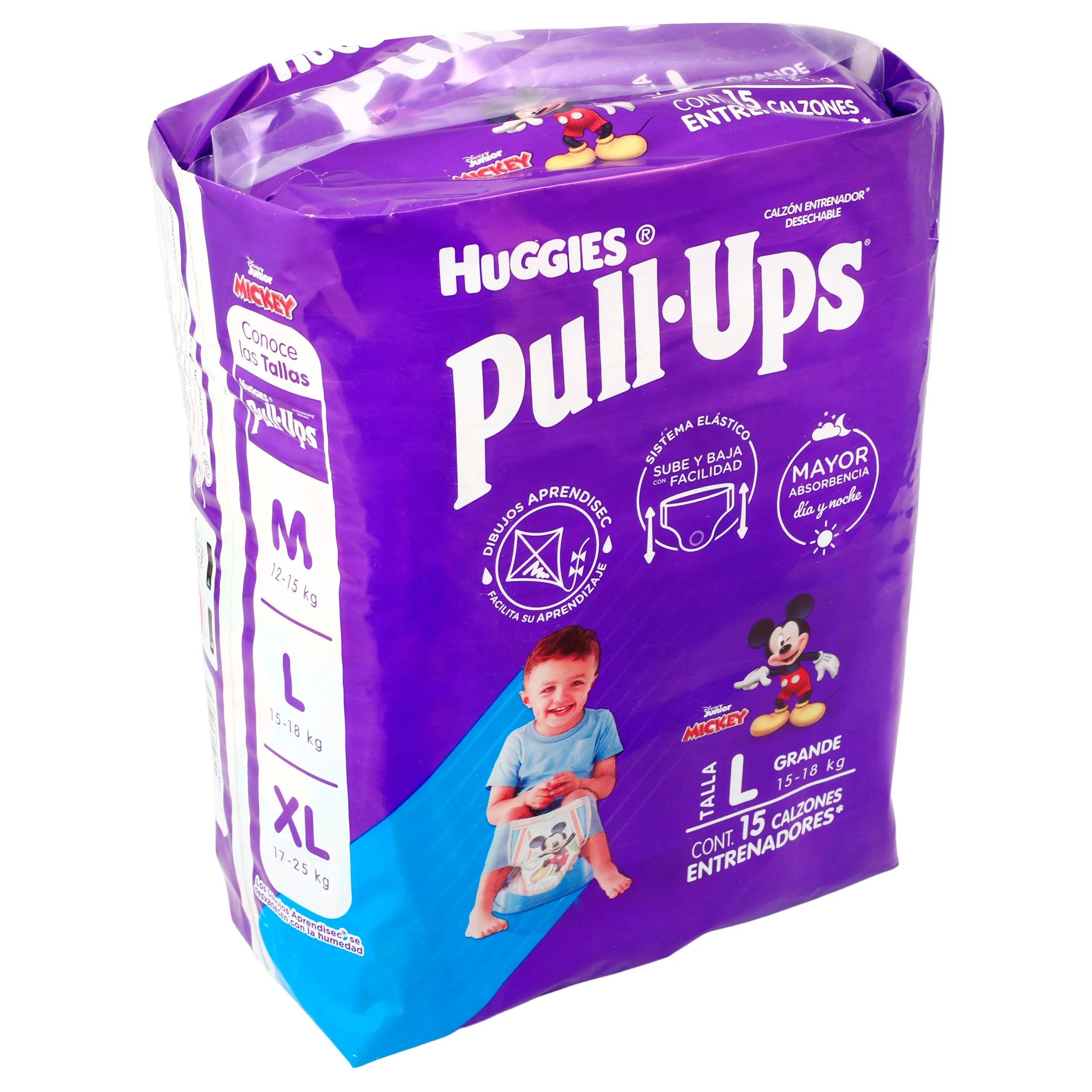 Calzon Pull-Ups Gde Niño Con 15 Piezas - Image 2