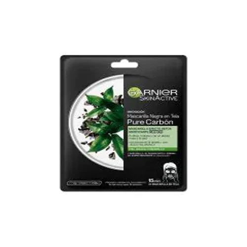 Mascarilla Tela Garnier Pure Carbon