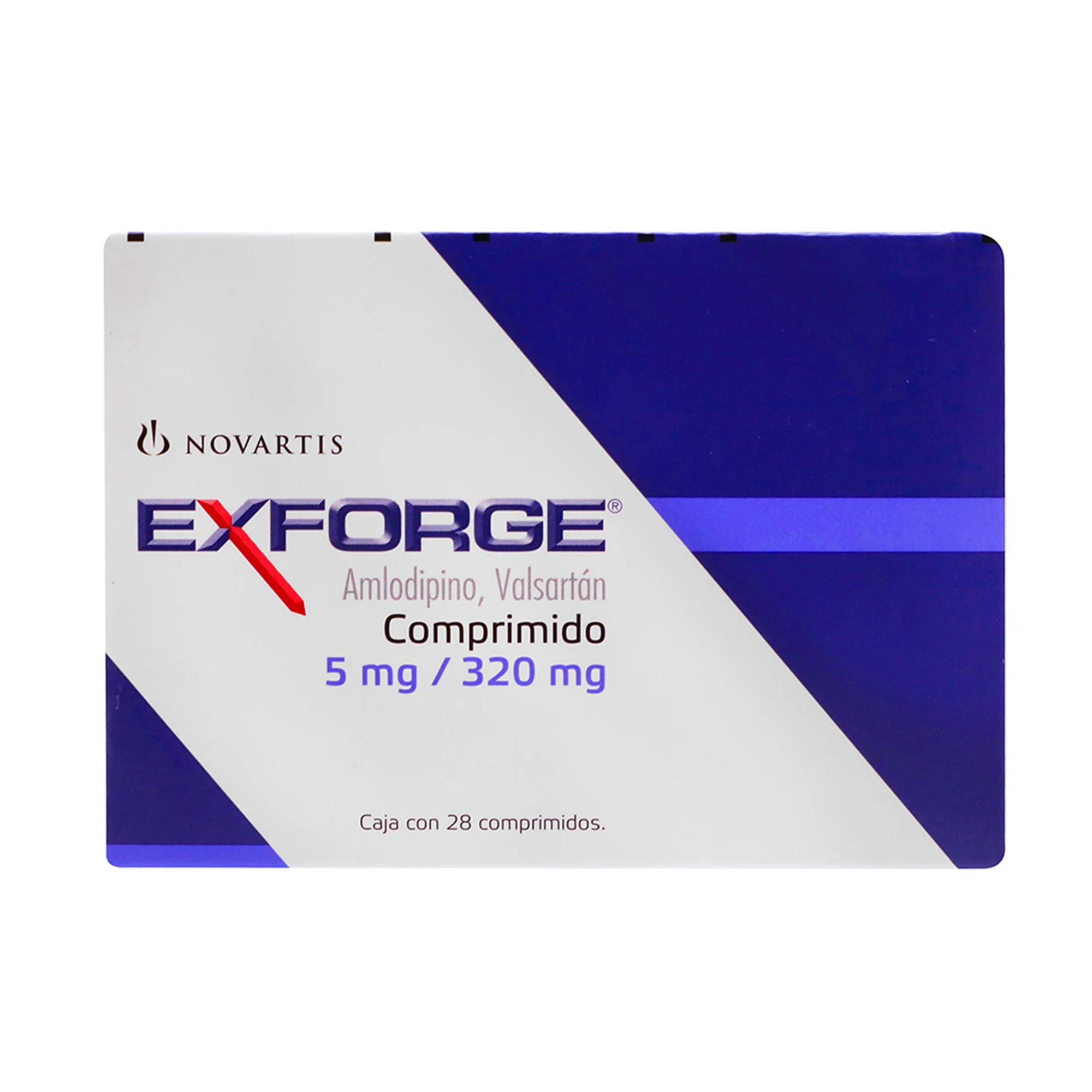 Exforge 5/320 Mg Con 28 Comprimidos