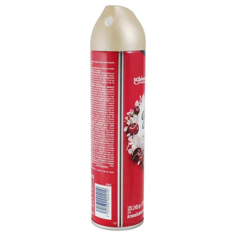 Glade Aromatizante Floral Frutos Rojso 5 En 1 Spray 250 G