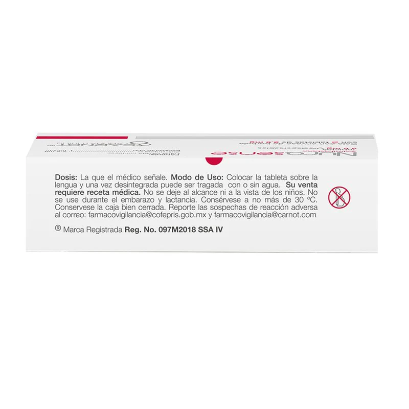 Nurasense 2.5 Mg Con 2 Tabletas Orodispersables - Image 2