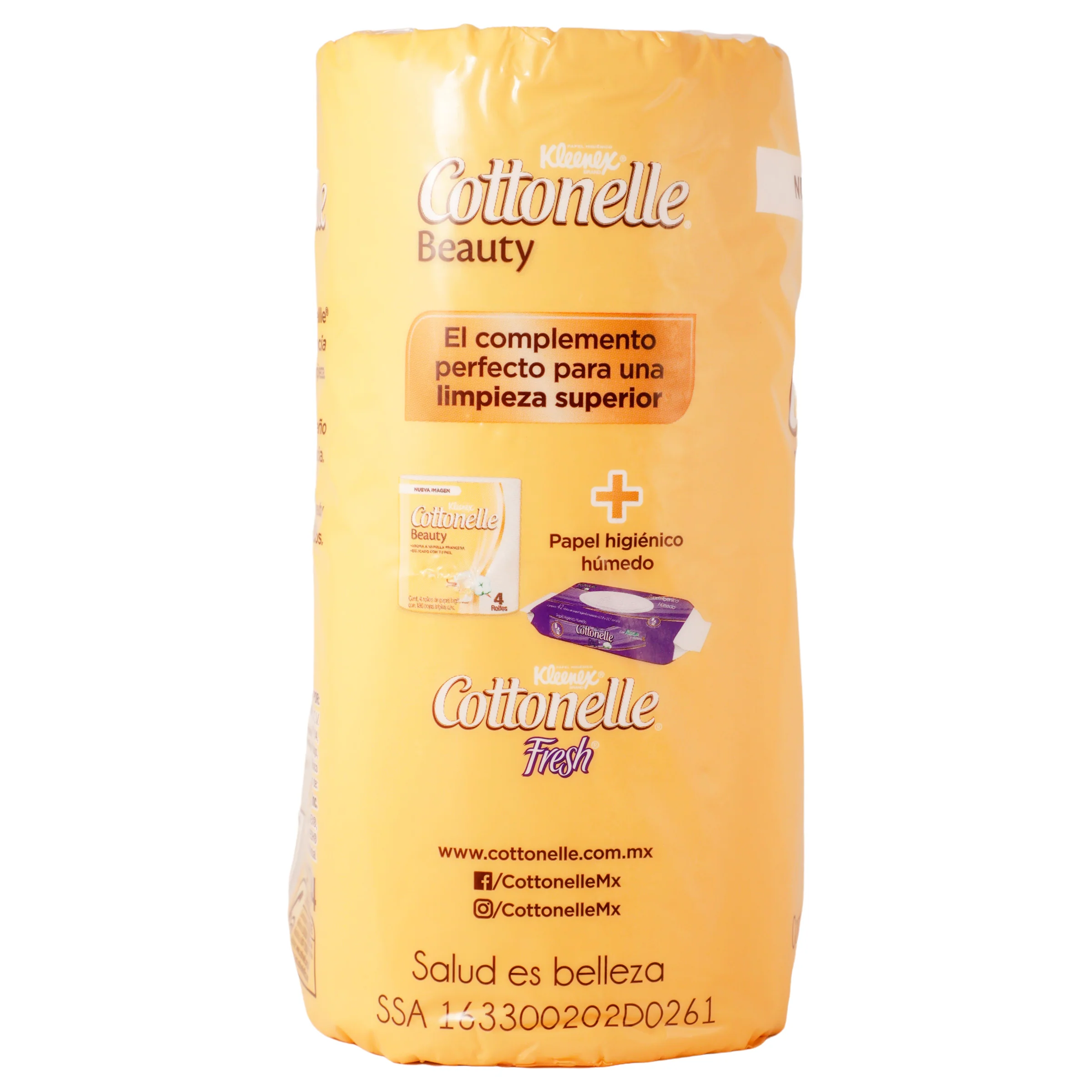 Higienico Kleenex Cottonelle Beauty 4 Rollos 180 Hojas - Image 8