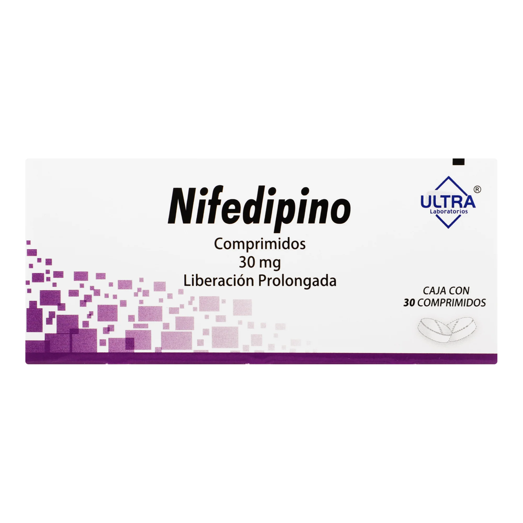Nifedipino 30 Mg Con 30 Comprimidos Liberacion Prolongada Ultra - Image 6