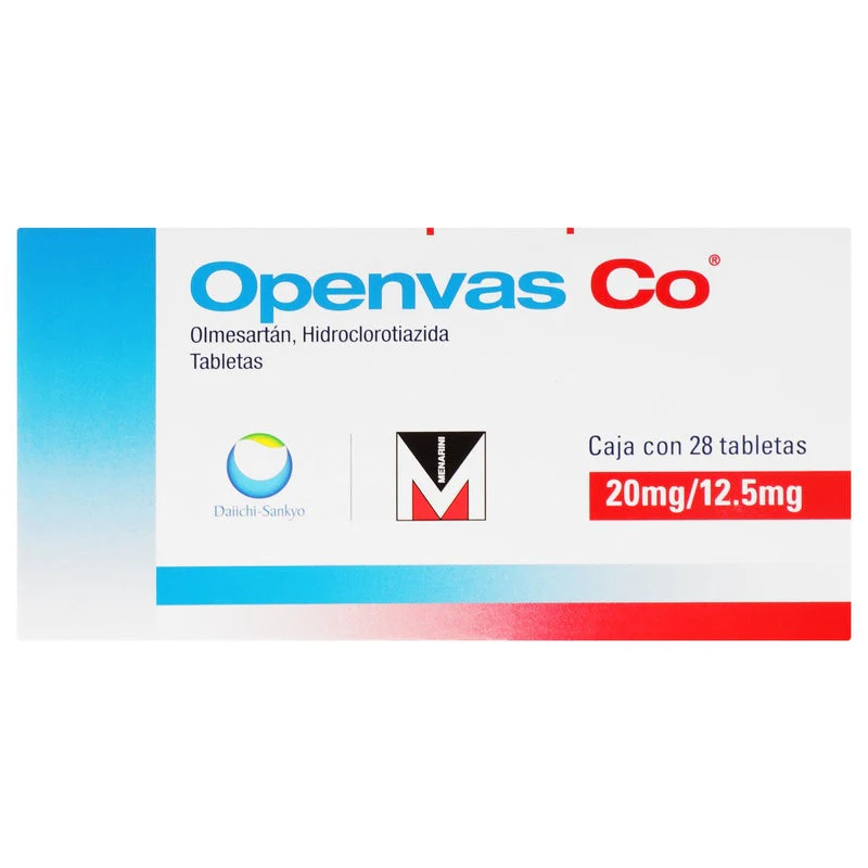 Openvas Co 20/12.5 Mg Con 28 Tabletas