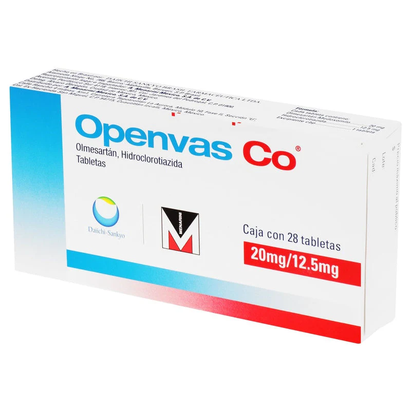 Openvas Co 20/12.5 Mg Con 28 Tabletas - Image 2