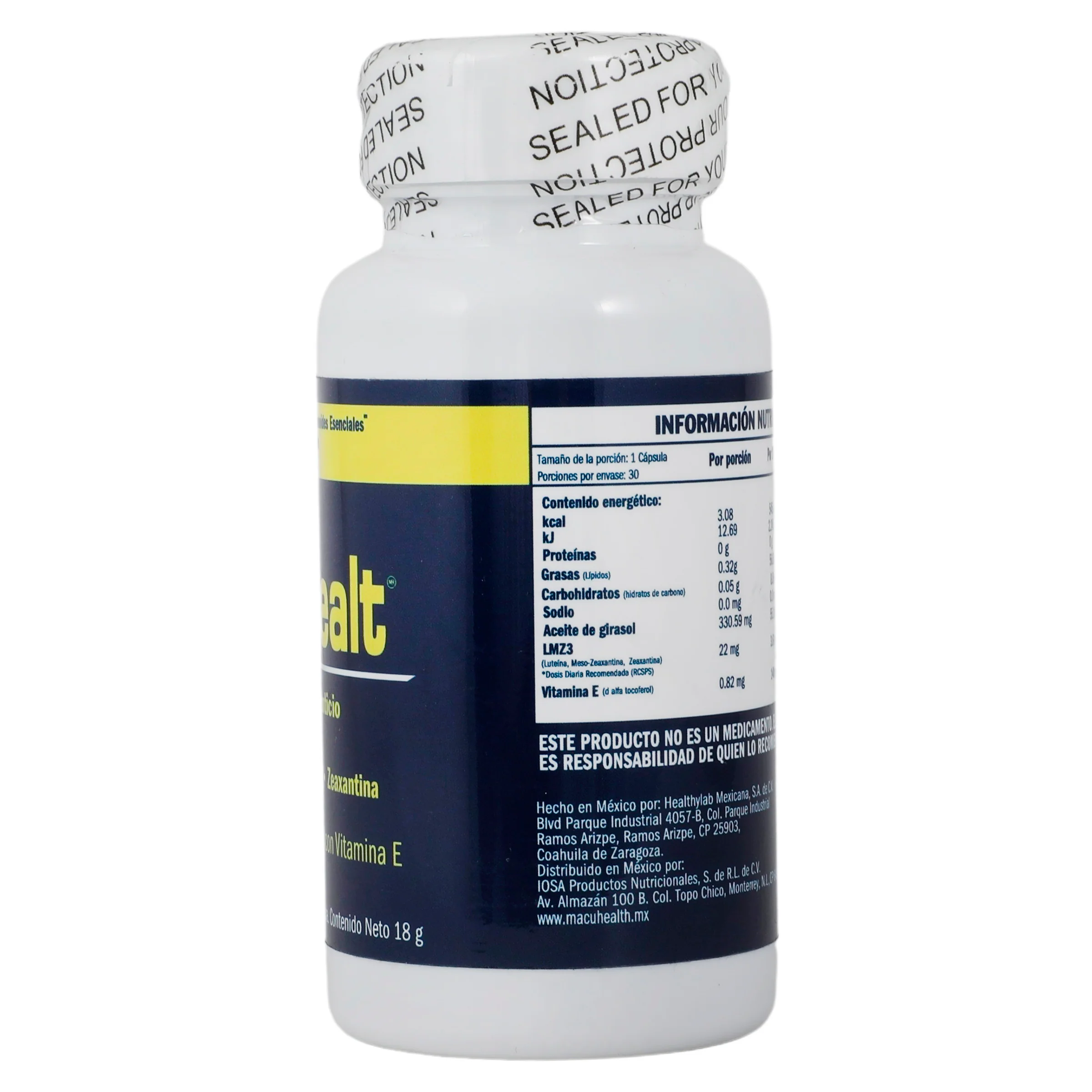 Macuhealt Suplemento Alimenticio 17.13 G Con 30 Capsulas - Image 4