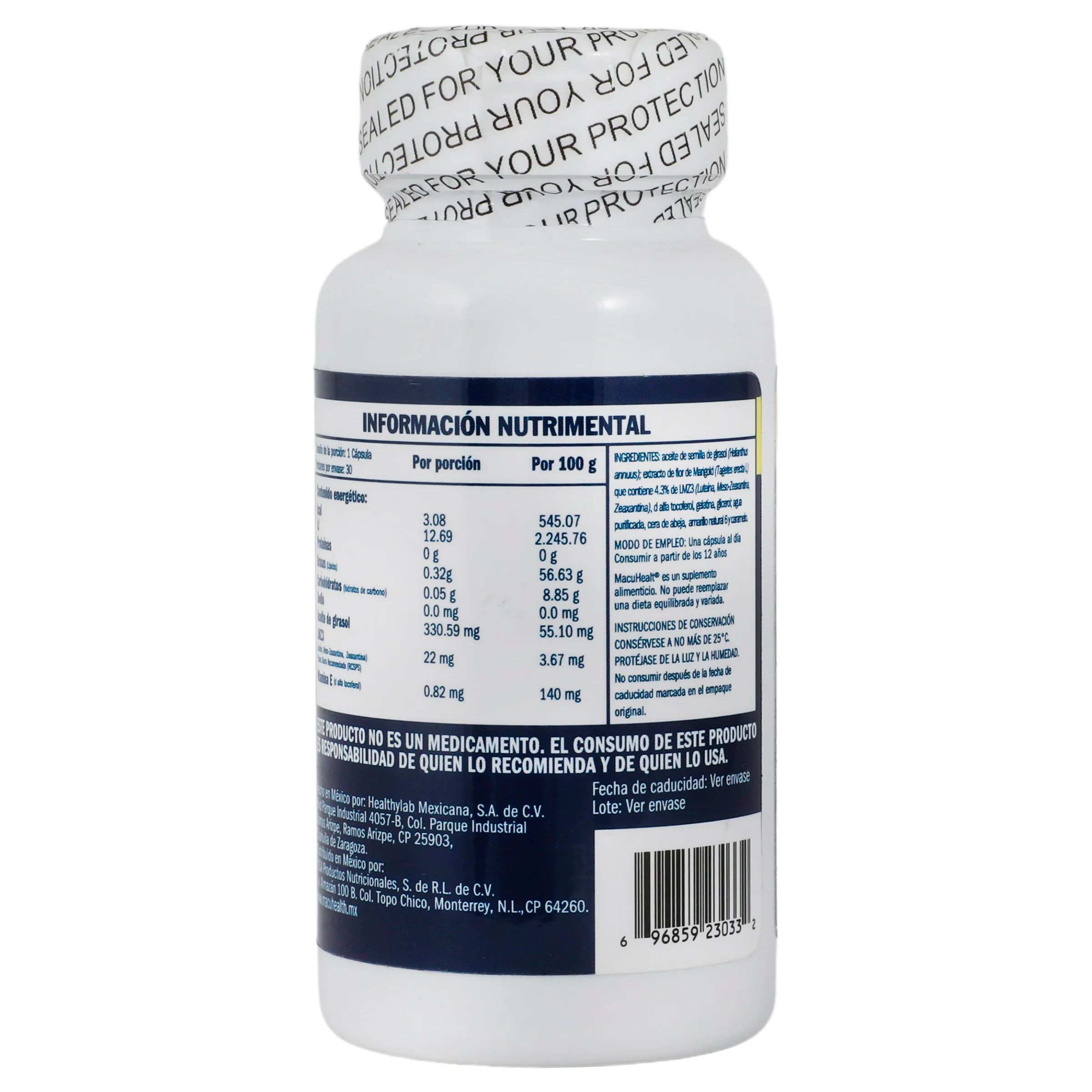 Macuhealt Suplemento Alimenticio 17.13 G Con 30 Capsulas - Image 5