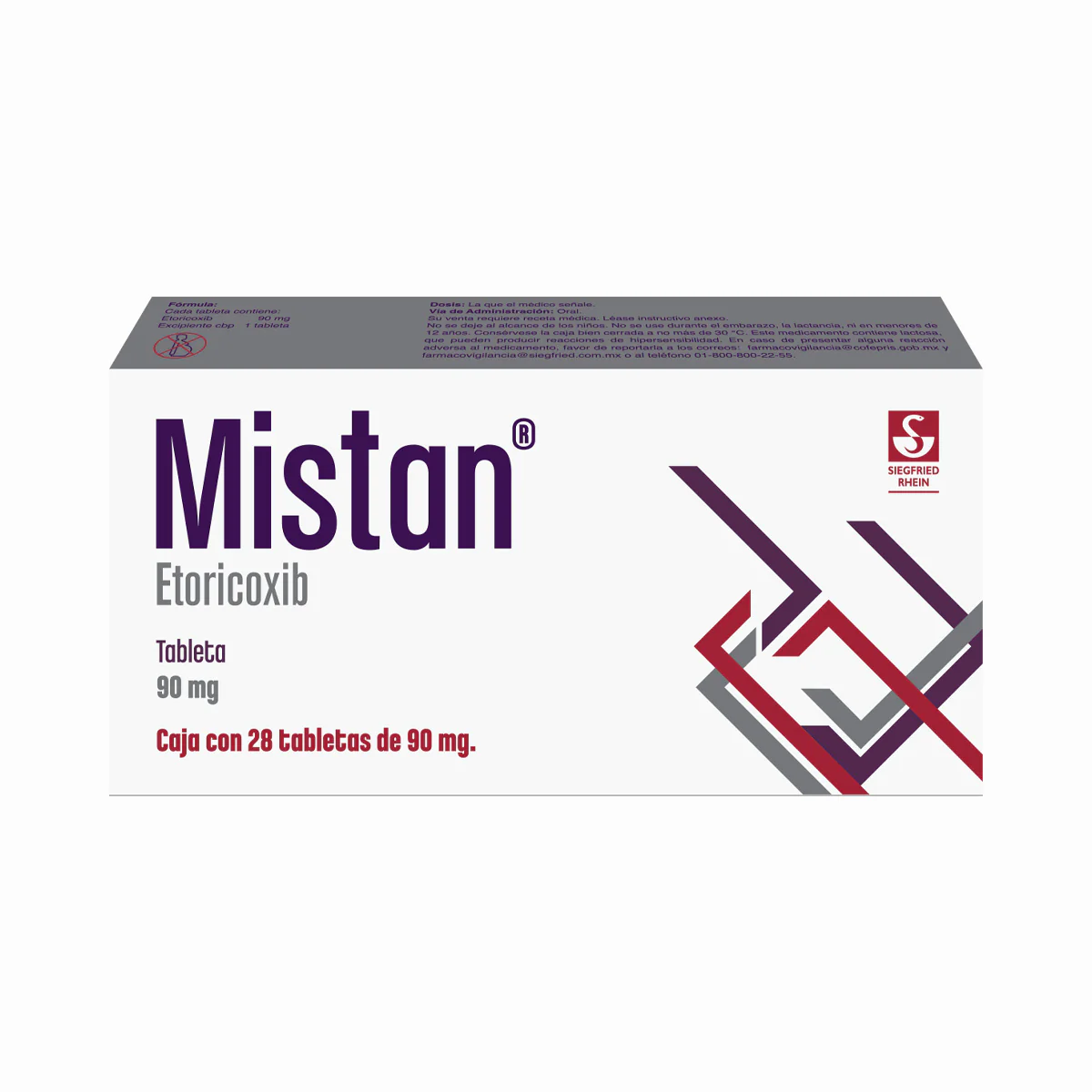 Mistan 90 Mg - Caja Con 28 Tabletas (Etoricoxib) - Image 4