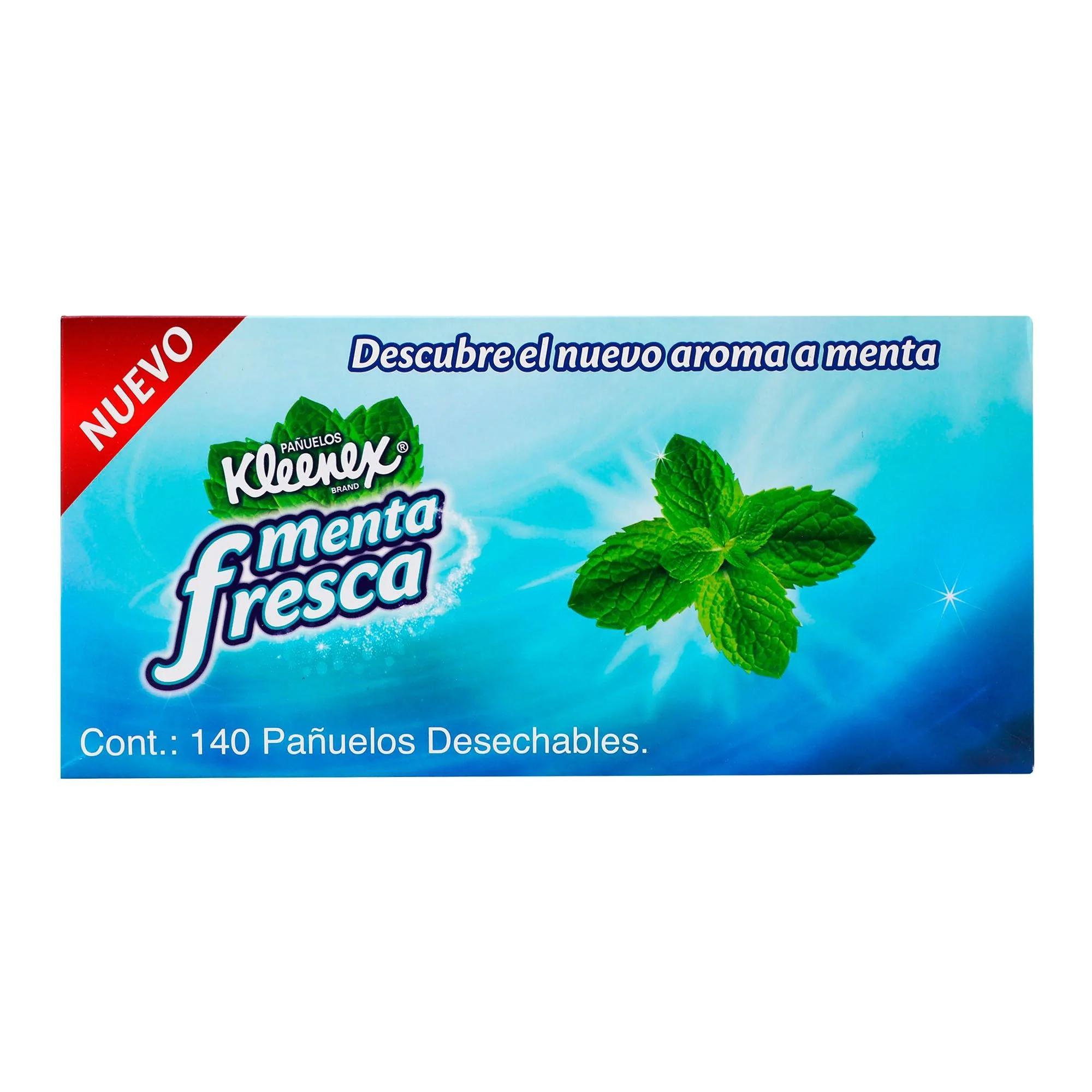 Pañuelos Kleenex Menta C/140 Piezas