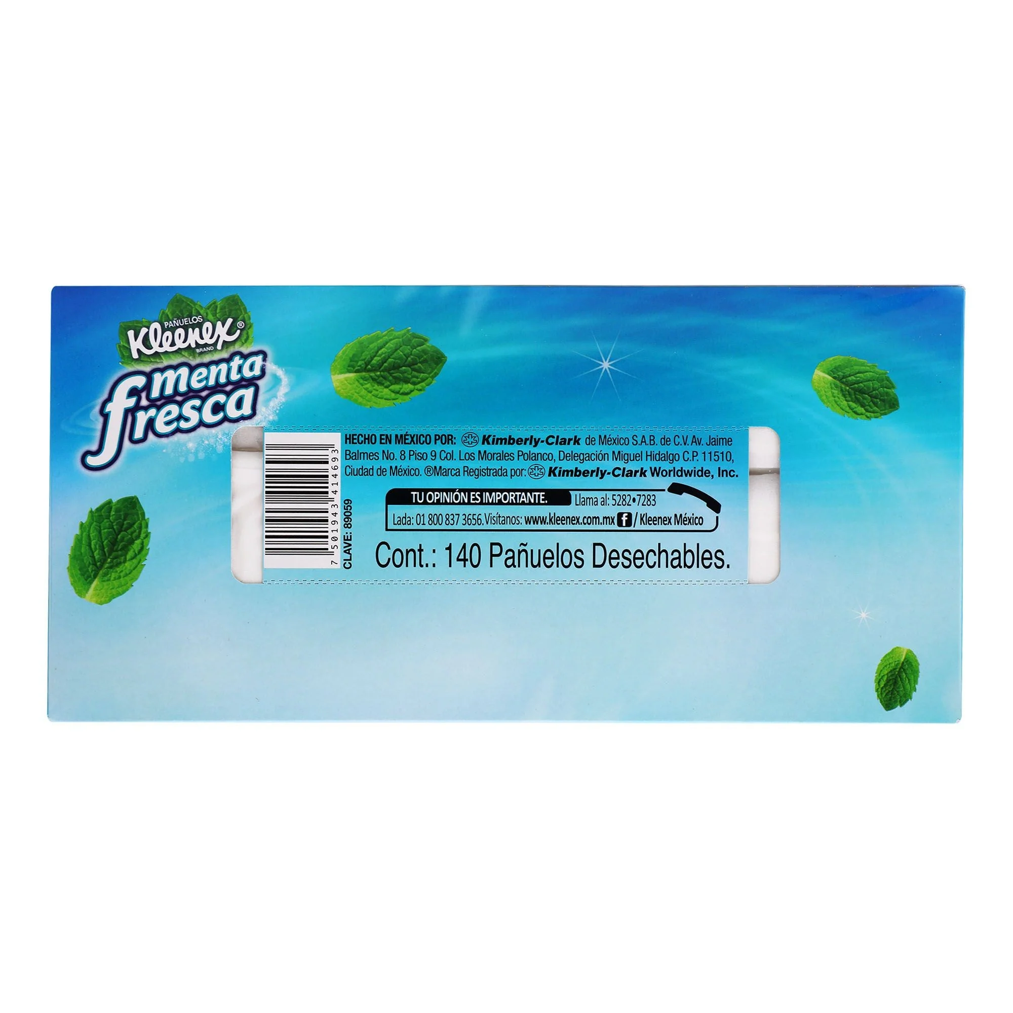 Pañuelos Kleenex Menta C/140 Piezas - Image 6