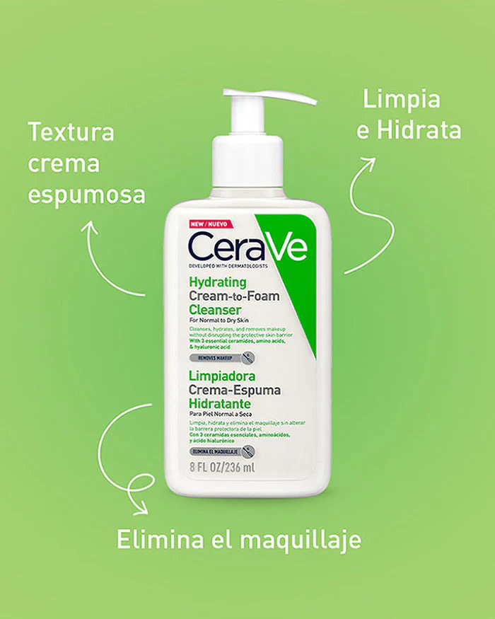 Gel Limpiador Crema Espuma Cerave 236 Ml - Image 4