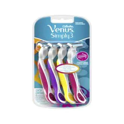 Rastrillo Gillete Venus Simply3 Con 4 Piezas