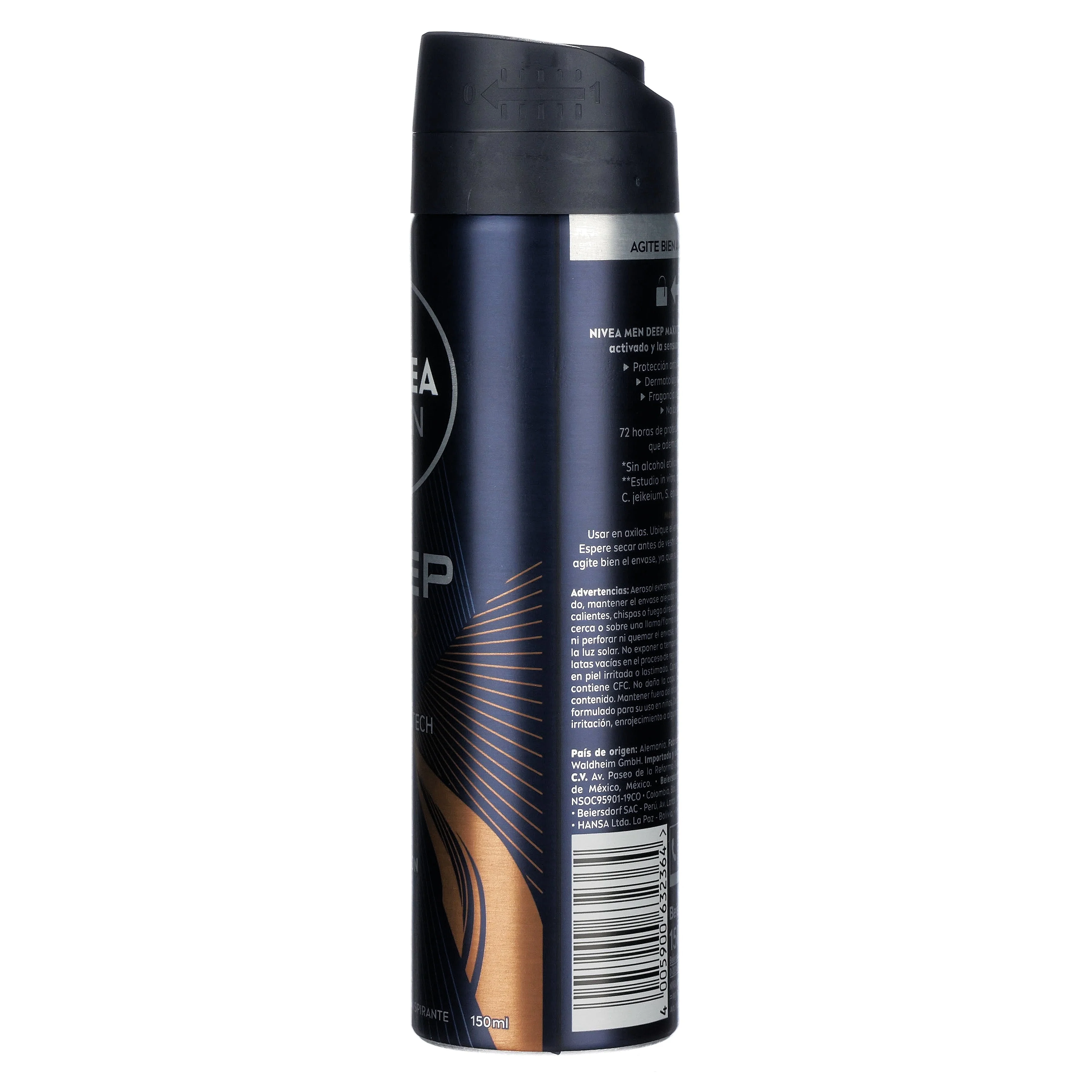 Desodorante Nivea Men D Black Carbon Espres Spray 150 Ml - Image 5
