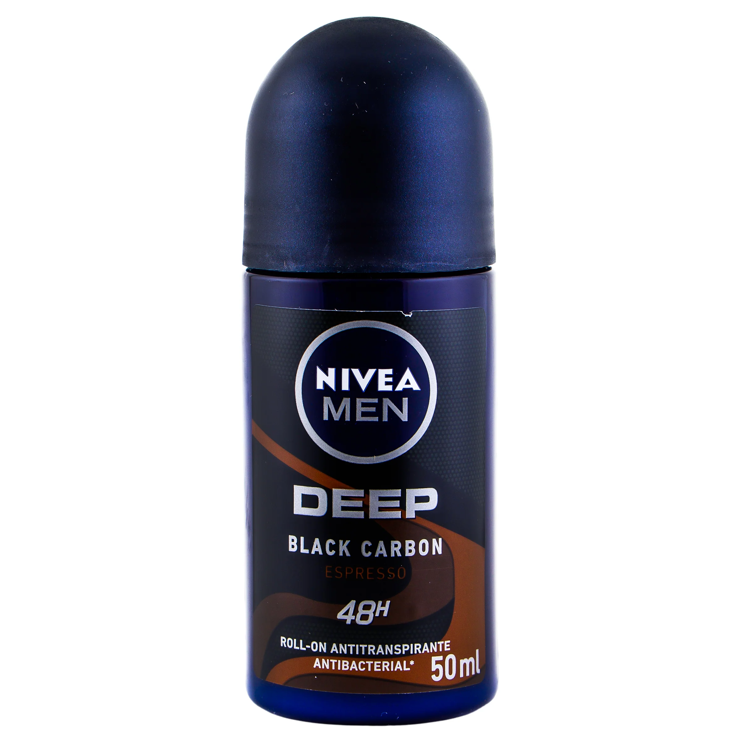 Desodorante Nivea Men Deep Black Carbon Espresso R-On 50 Ml