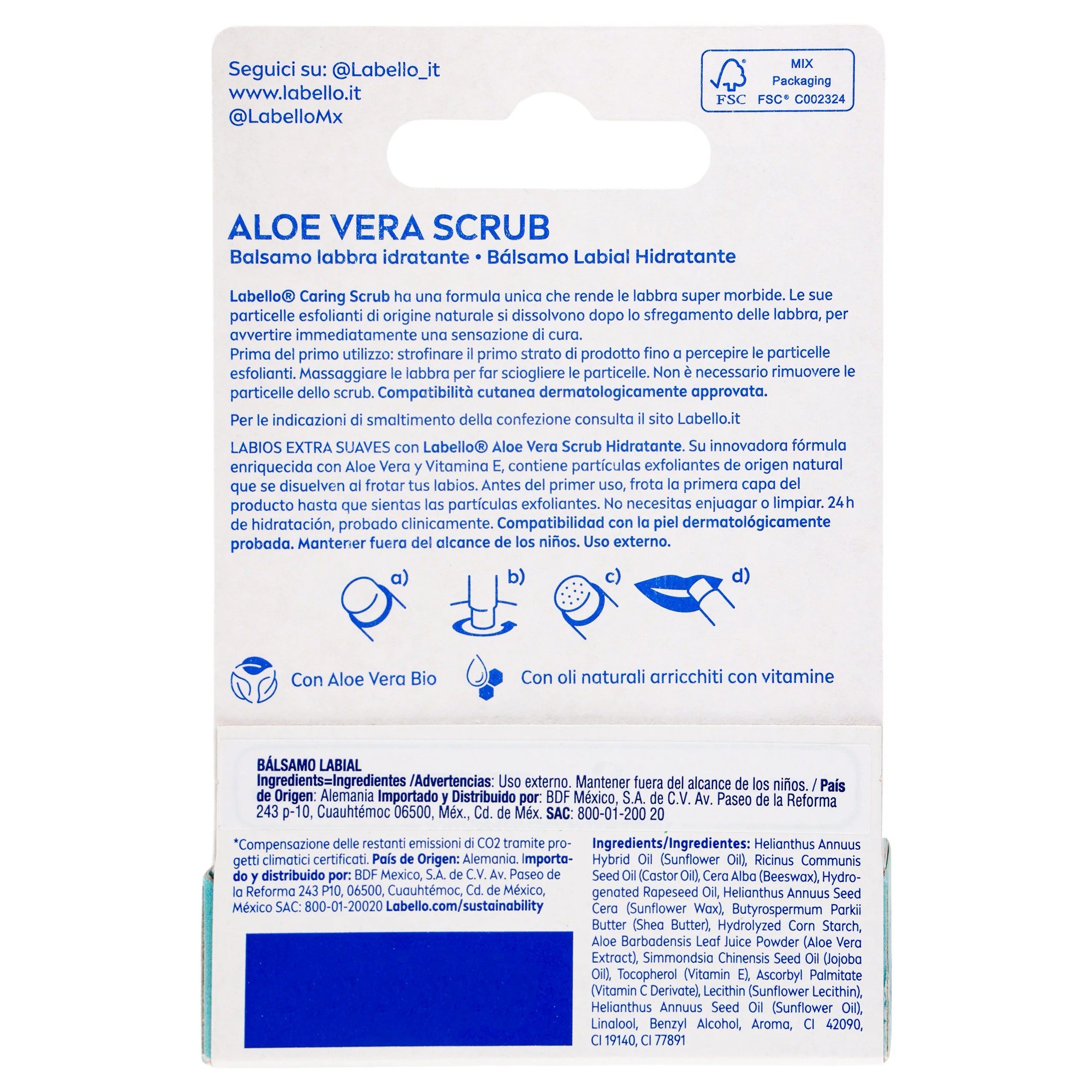 Pomada Labial Labello 2 En 1 Aloe Vera 4.8 Gramos - Image 7