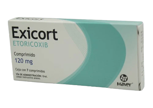 Exicort (Etoricoxib) 120 Mg Con 7 Comprimidos