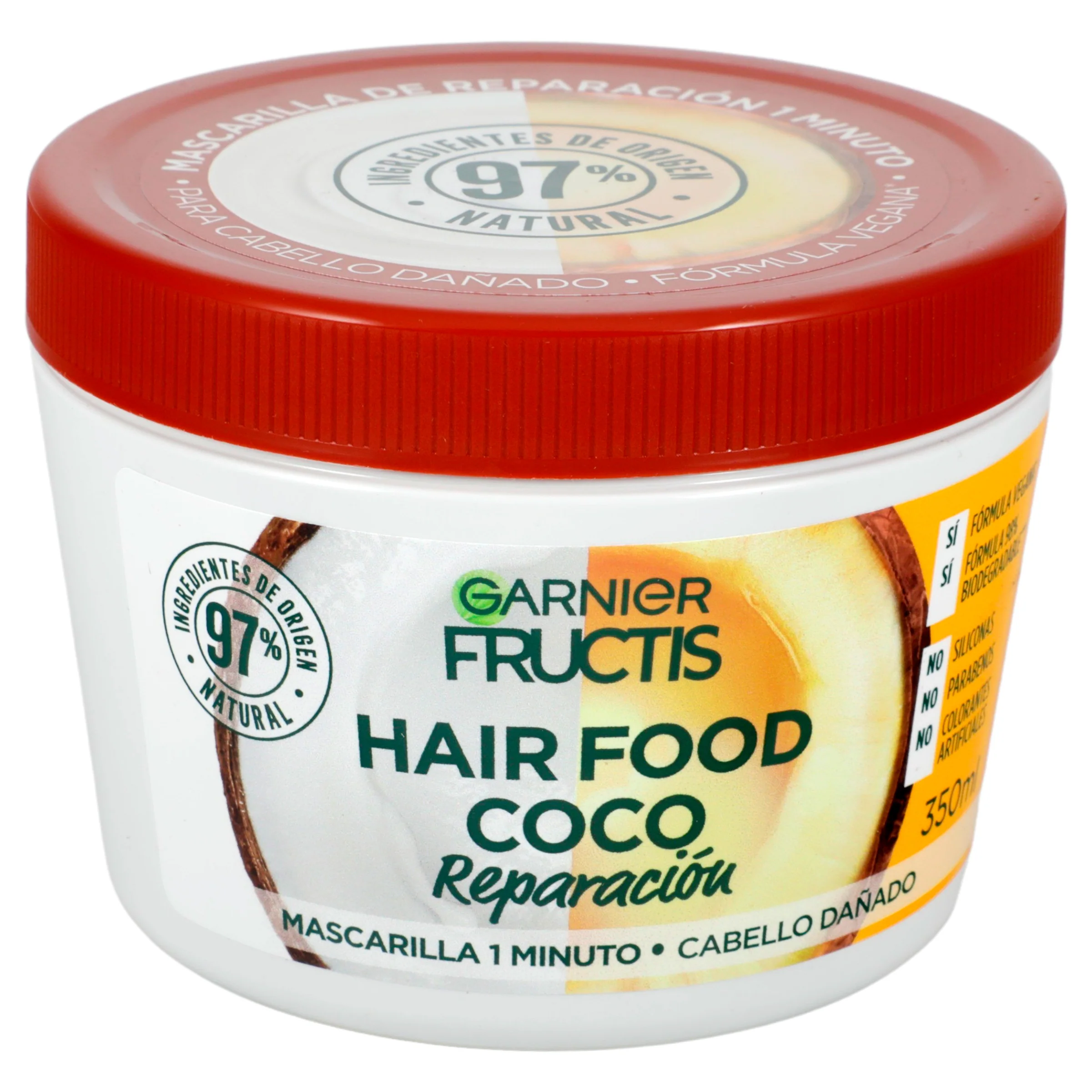 Mascarilla Fructis Cabello Dañado Coco 350 Ml - Image 3