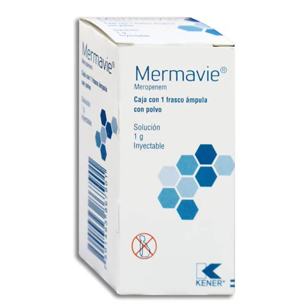 Meropenem 1 G Solucion Inyectable Frasco Ampula Kener