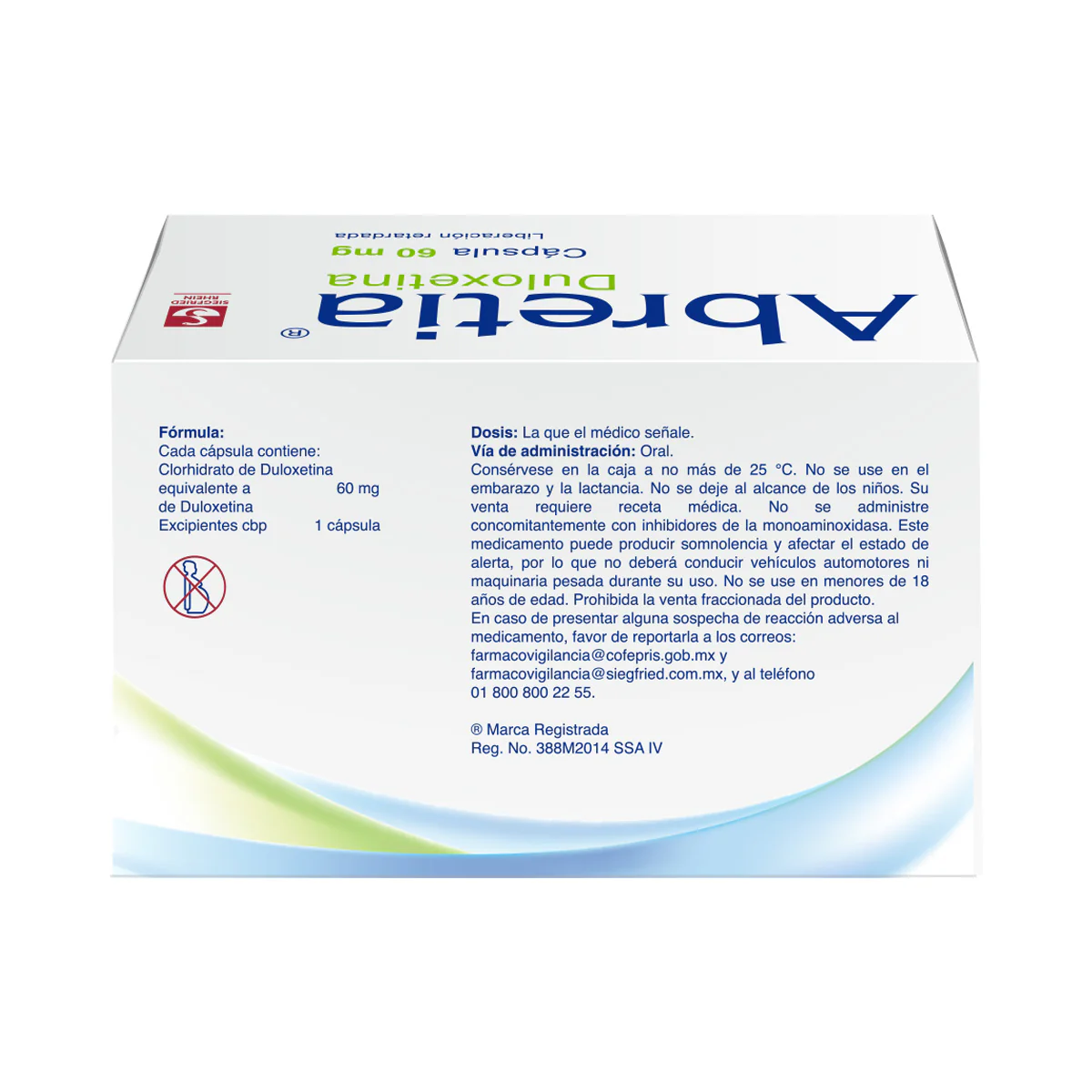 Abretia 60 Mg - Caja Con 28 Cápsulas (Duloxetina) - Image 4
