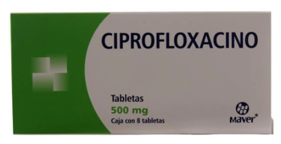 Ciprofloxacino 500 Mg Con 8 Tabletas Maver