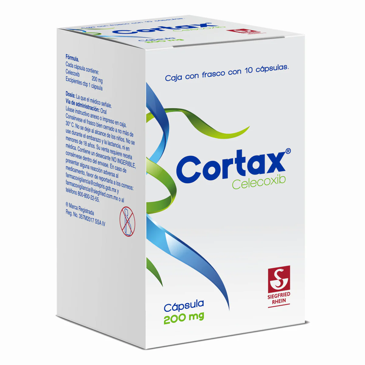Cortax 200 Mg - Caja Con 10 Cápsulas (Celecoxib) - Image 3