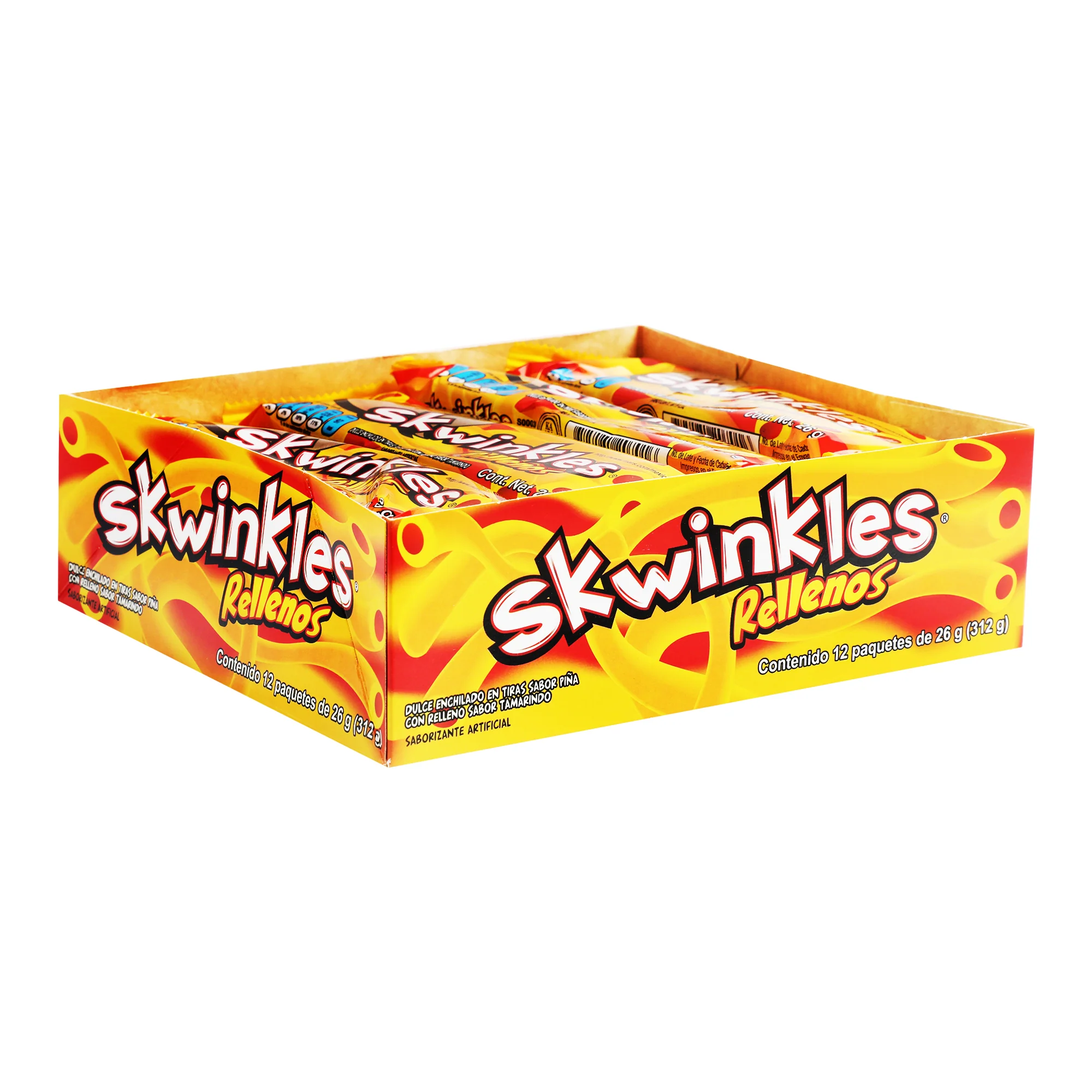 Exhibidor Skwinkles Piña/Tamarindo Con 12 Piezas - Image 2