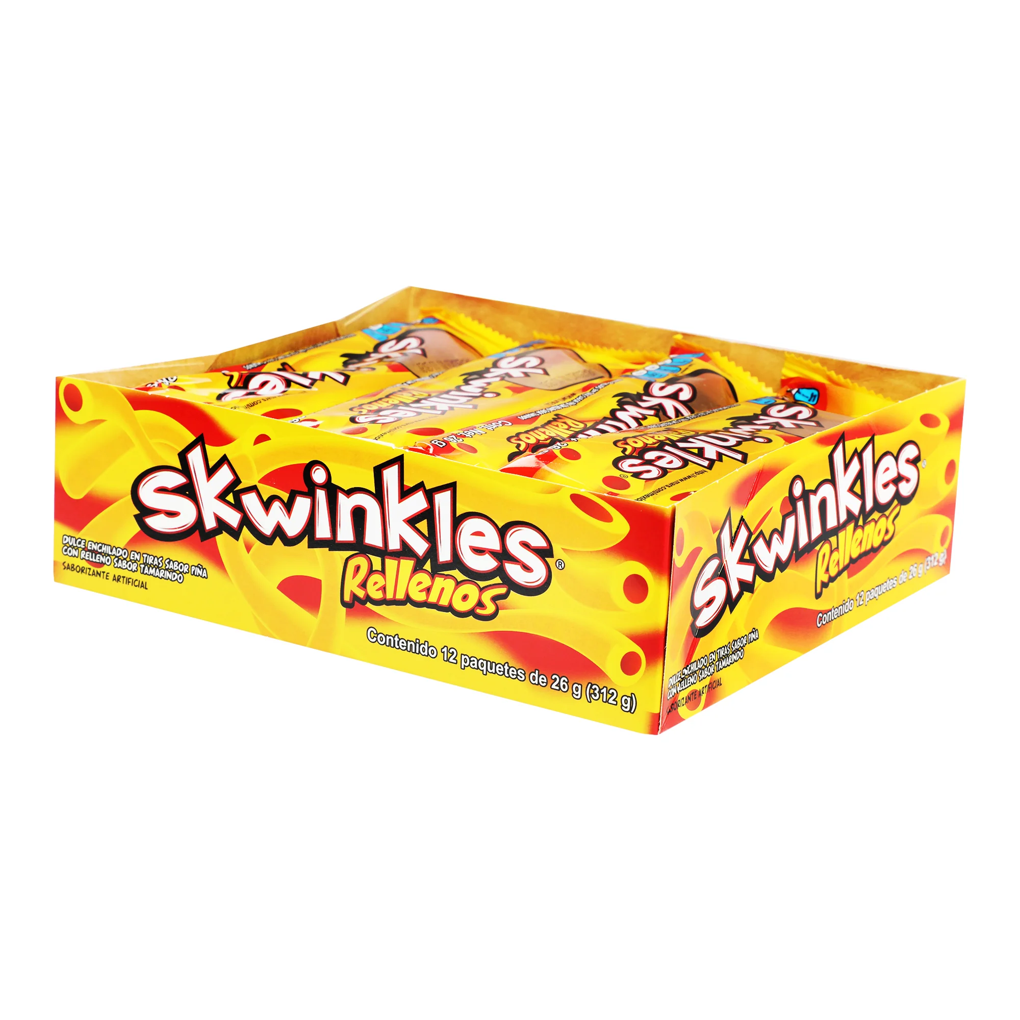 Exhibidor Skwinkles Piña/Tamarindo Con 12 Piezas - Image 3