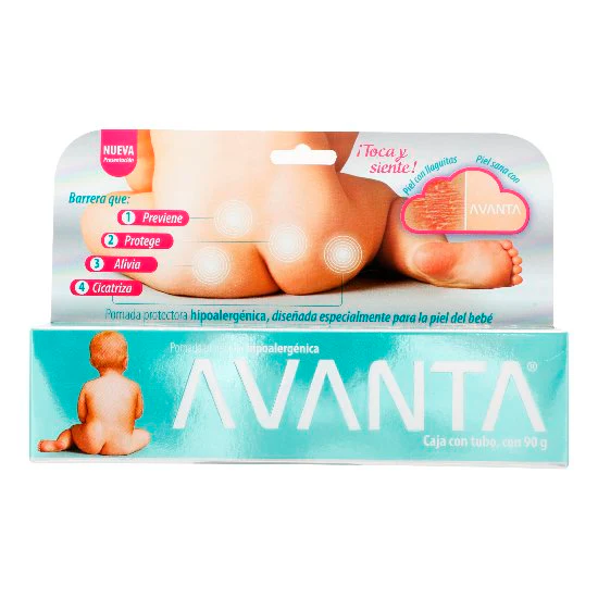Avanta Pomada Para Bebe Protectora Tubo 90 G