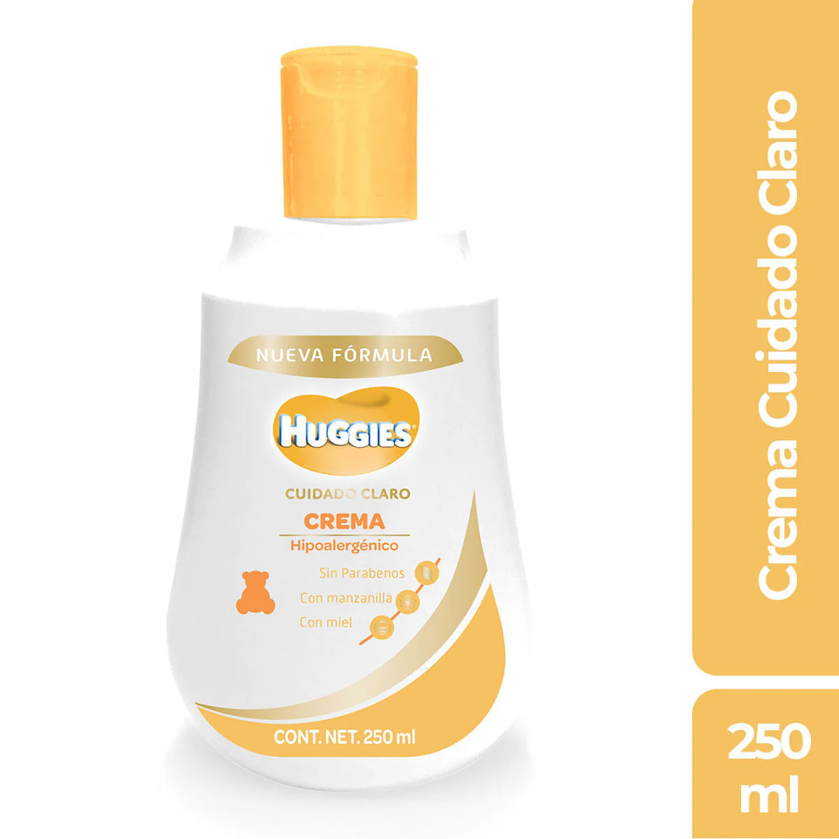 Crema Huggies Cuidado Claro 250 Ml
