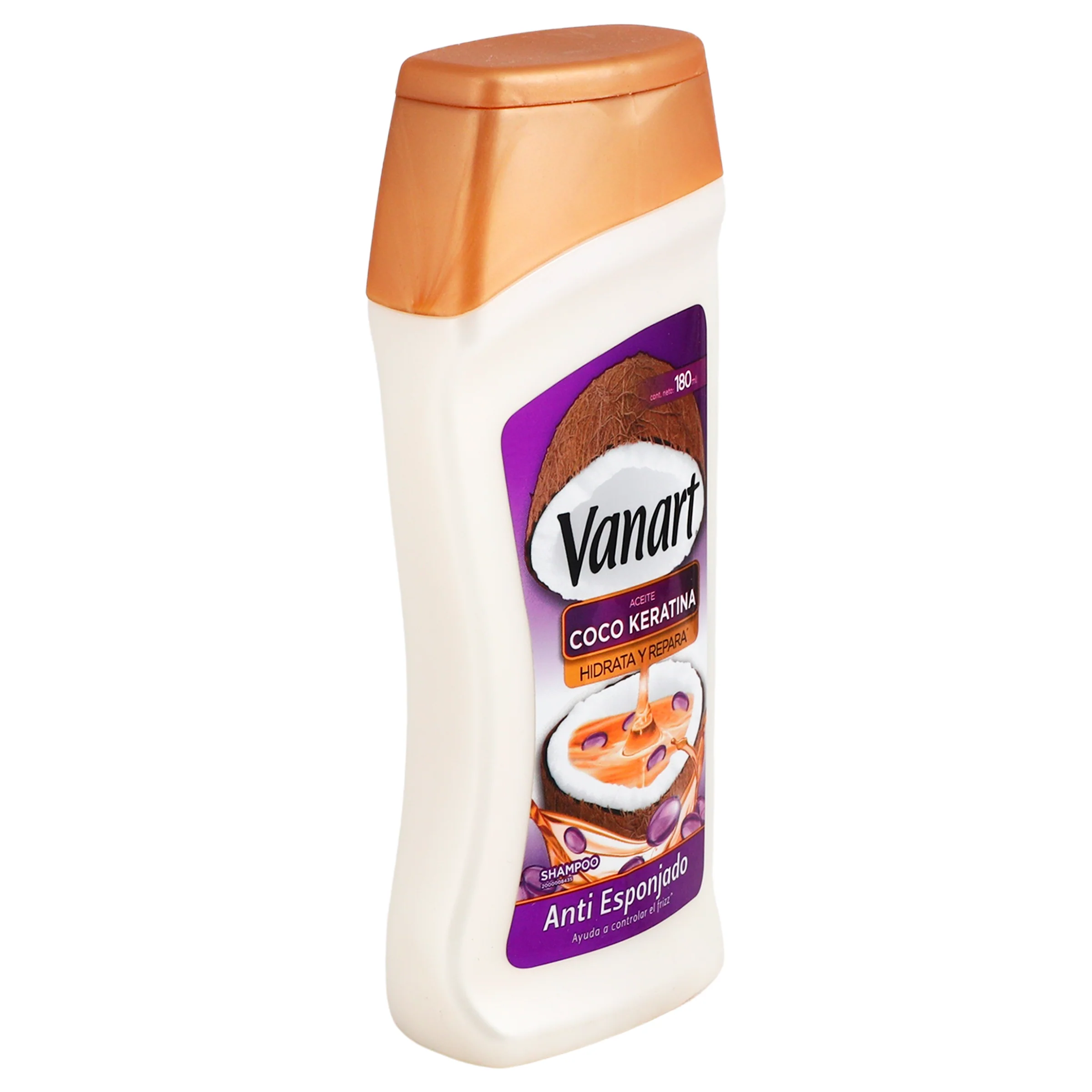Shampoo Vanart Anti Espon Aceite Coco 180 Ml - Image 2