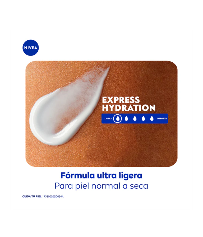 Crema Corporal Nivea Express Hydration Para Piel Normal 220 Ml - Image 6