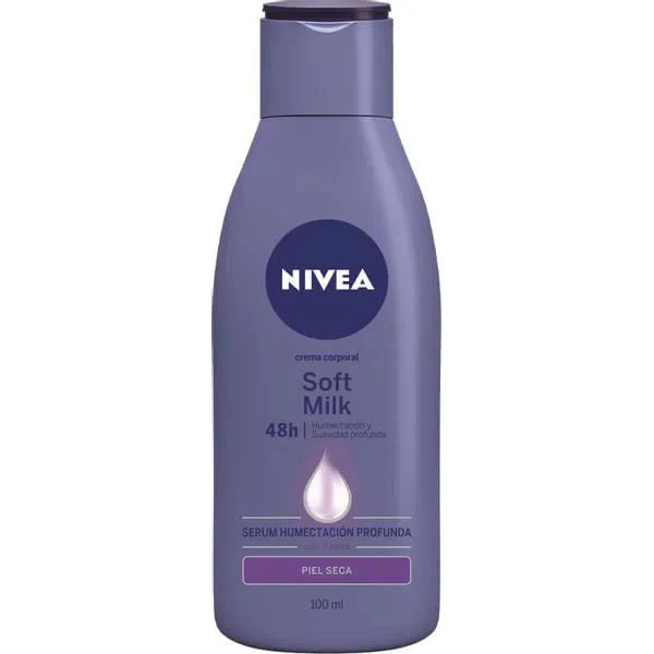 Crema Corporal Nivea Soft Milk Piel Seca 100 Ml