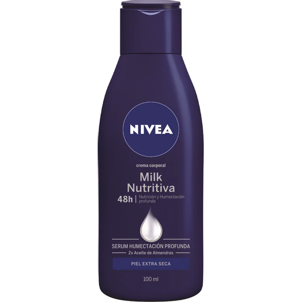 Crema Corporal Nivea Milk N Extra Seca 100 Ml