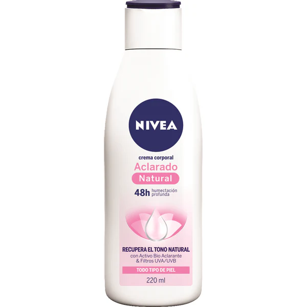 Crema Corporal Nivea Aclaradado Natural 220 Ml