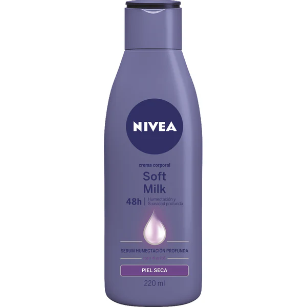 Crema Corporal Nivea Soft M Para Peil Seca 220 Ml