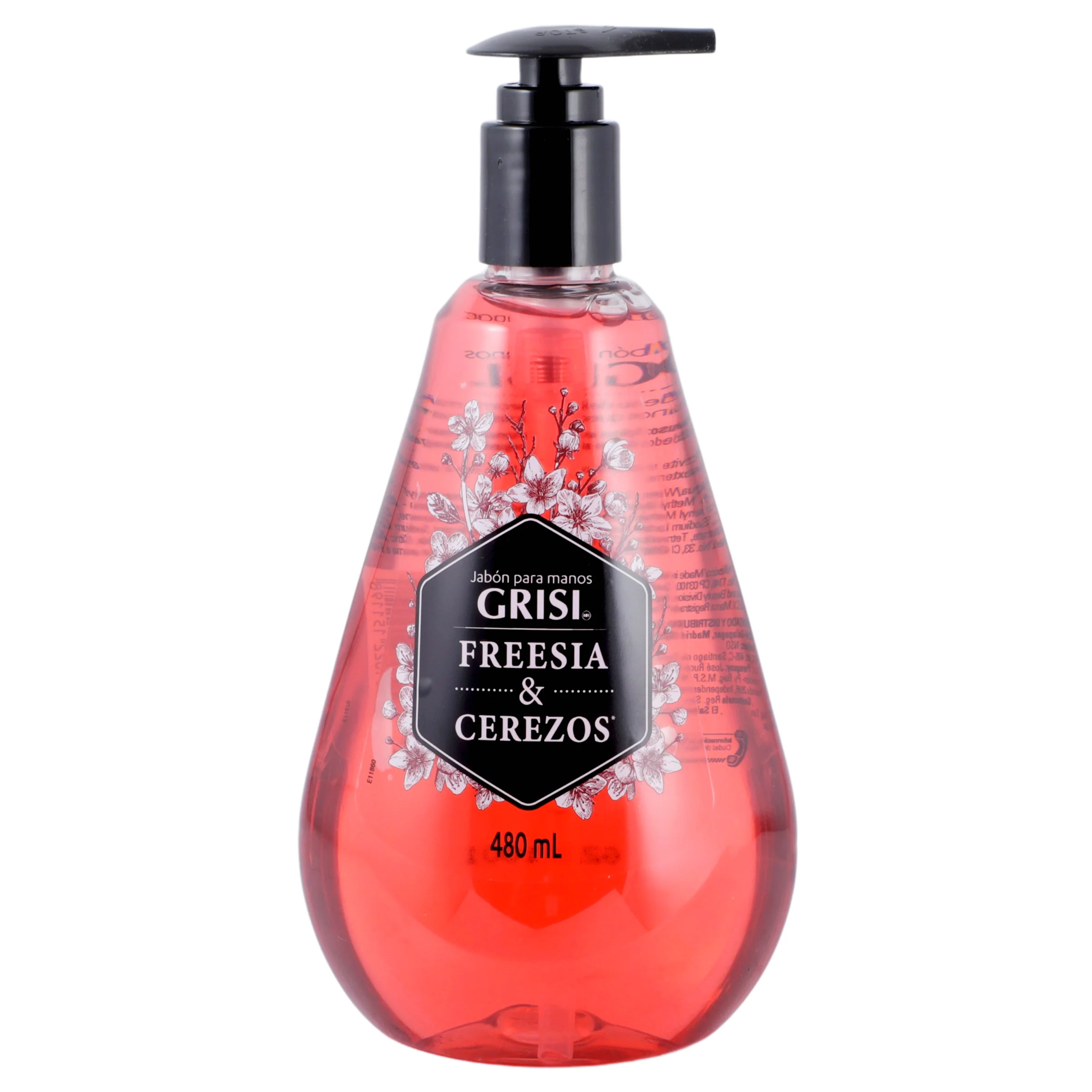 Jabon Liquido Grisi Para Manos Freesia 480 Ml
