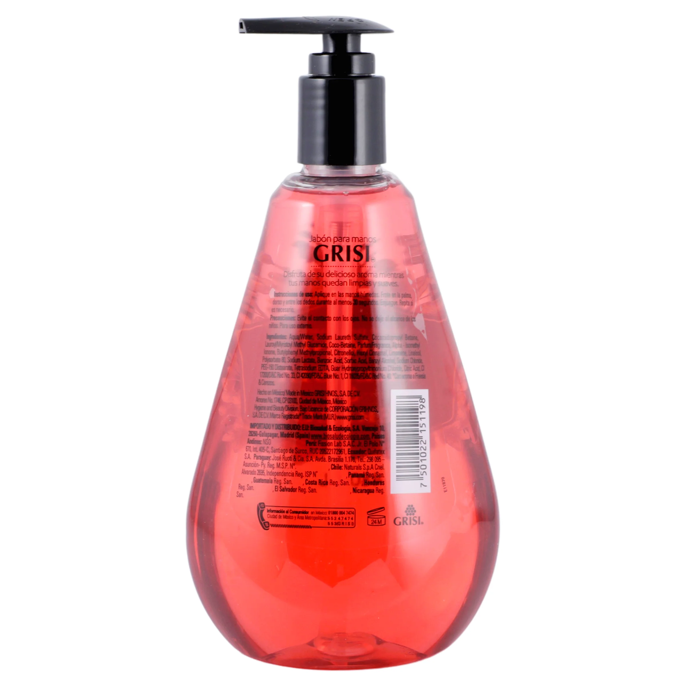 Jabon Liquido Grisi Para Manos Freesia 480 Ml - Image 7