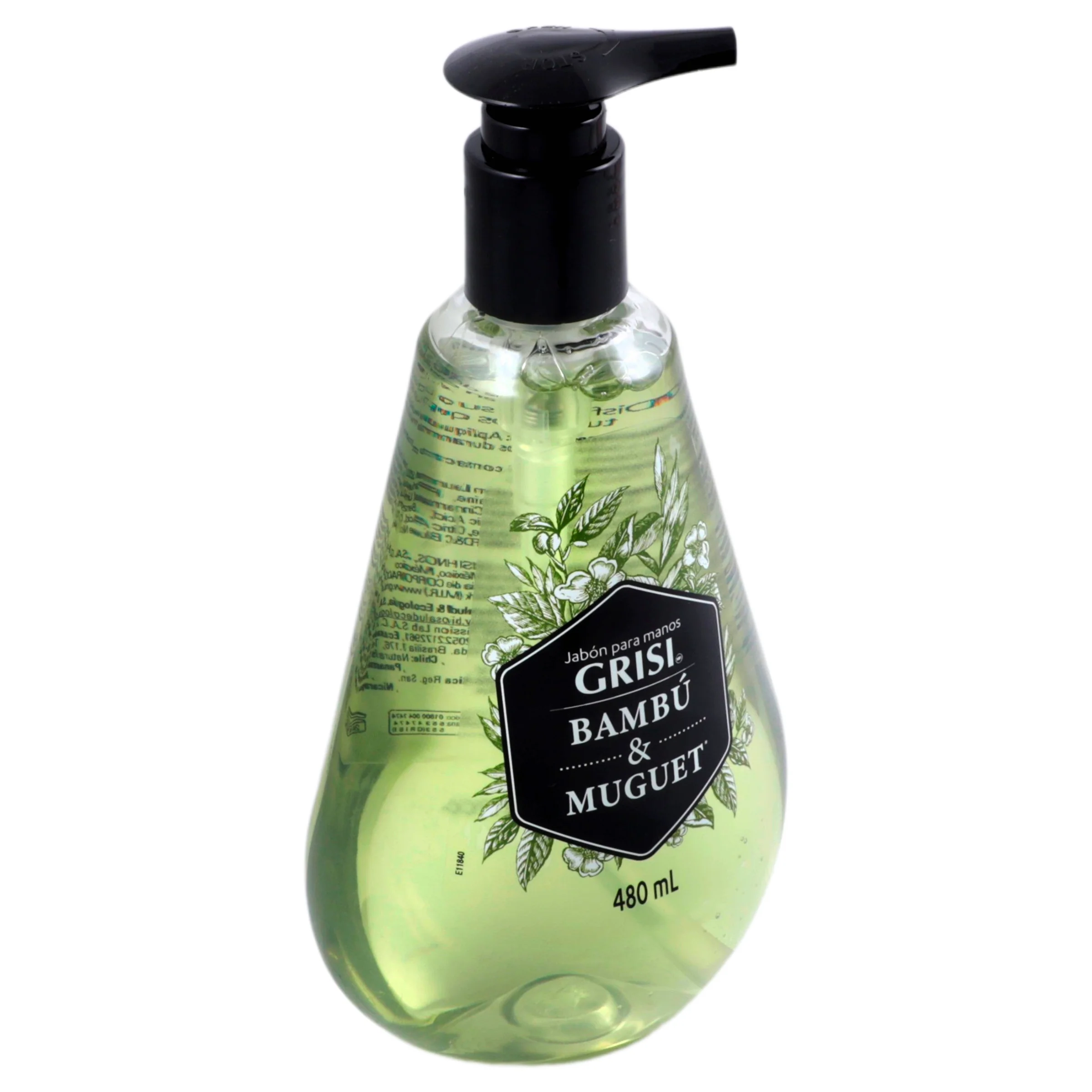 Jabon Liquido Grisi Para Manos Bambu 480 Ml - Image 2