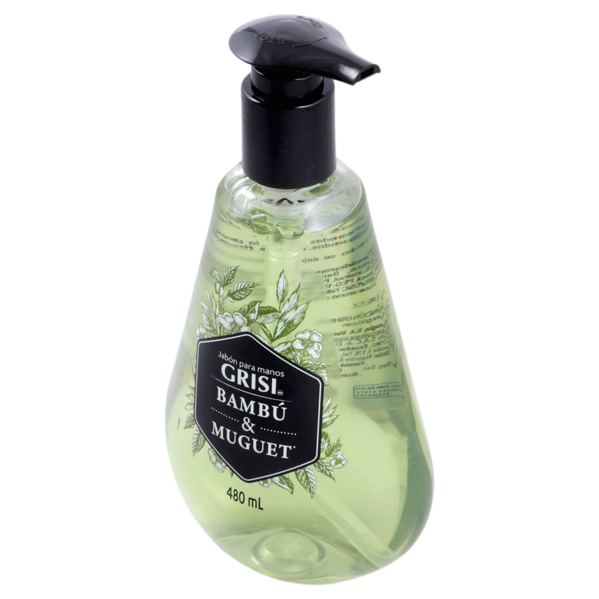 Jabon Liquido Grisi Para Manos Bambu 480 Ml - Image 4